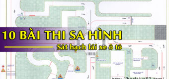 Học và thi thực hành lái xe ô tô thế nào?