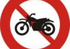 Biển báo số 111a: Cấm xe gắn máy