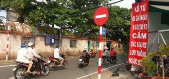 Các biển báo cấm giao thông đường bộ 2015