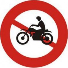biển báo cấm xe mô tô
