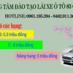 Khóa học lái xe ô tô giá rẻ tại Hà Nội