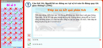 Những phần mềm học lý thuyết lái xe ô tô online